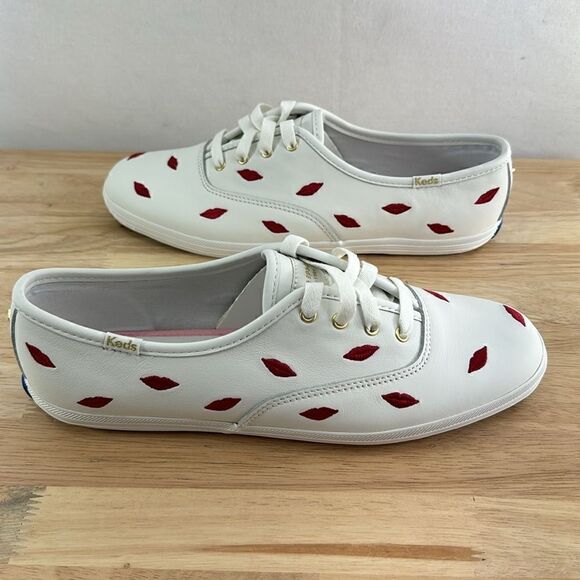 Keds X Kate Spade Champion KS Casual Sneakers- Ember White - Size 8.,5 M- NIB - Picture 6 of 9